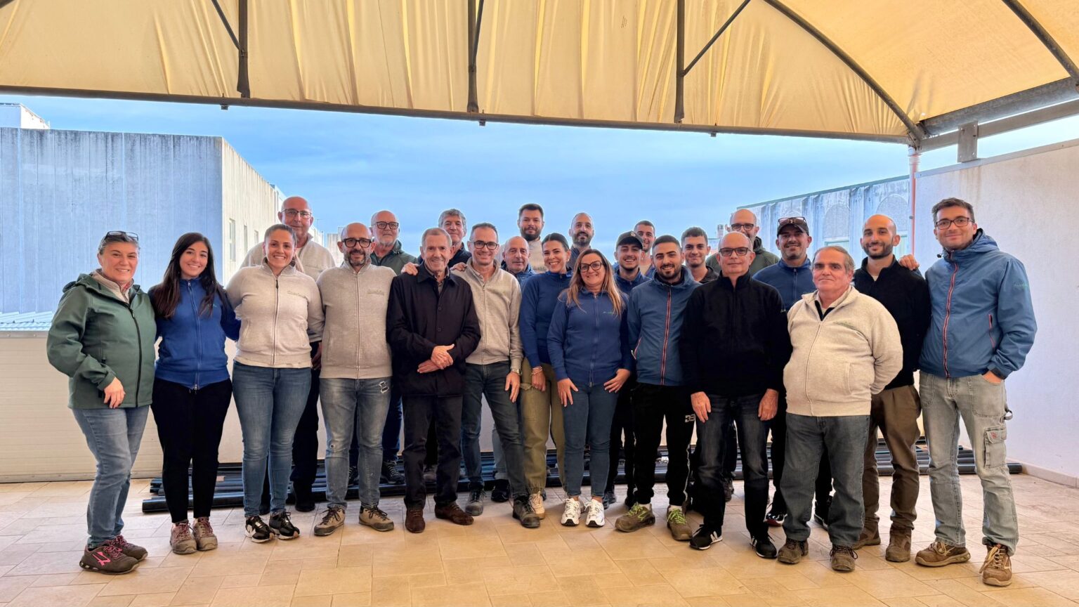 Team Fitochimica Sarda al completo